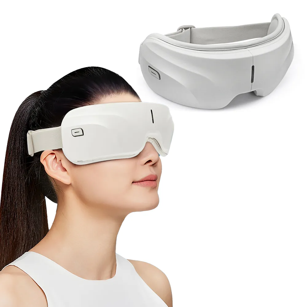 Adjustable Air Pressure Relaxing Therapy Wireless Vibrating Rechargeable Care Home Foldable Kneading Heating Smart Eye Massager