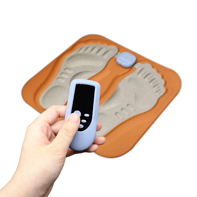 Portable Automatic Feet Muscle Stimulator Massage Ems Electric Vibrating Foot Massager